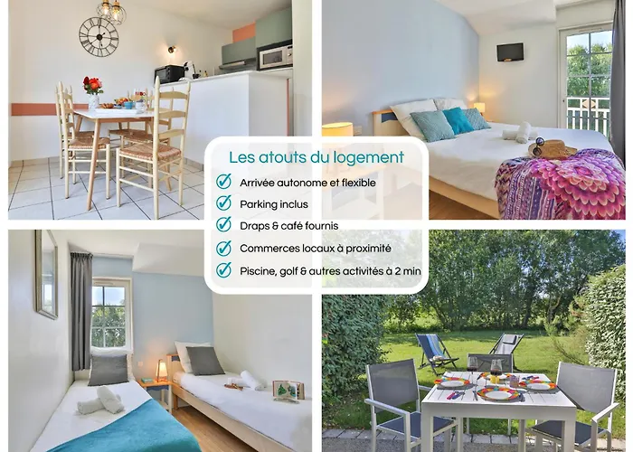 Villa ღ L'oasis Du Golf - Paisible Maison Proche Talmont-Saint-Hilaire